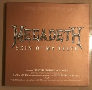 Megadeth - Skin O' My Teeth - Ltd Edition UK 10' Vinyl Single Box Set & Inserts. - Picture 1 of 5
