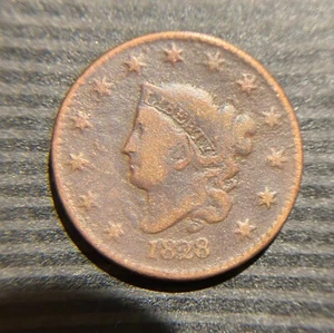 Centavo grande Coronet 1828 - Imagen 1 de 3
