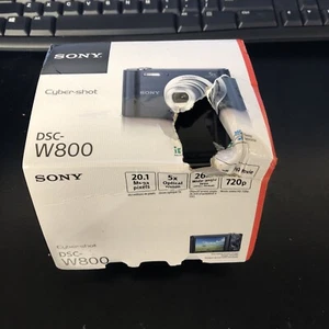 Sony Cyber Shot DSC-W800 Digital Camera NO BATTERY NO CHARGER FOR PARTS /REPAIR - Picture 1 of 10