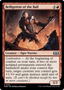 4x Belligerent of the Ball Wilds of Eldraine MTG Magic The Gathering - Picture 1 of 1