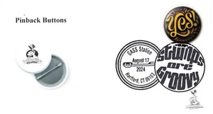 Pinback Buttons First Day Cover w/ GASS b&w Pictorial cancellation - Picture 1 of 1