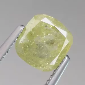 Diamanti sciolti 1,68 cts cuscino giallo non trattato terra naturale estratti 1,68 cts - Foto 1 di 4