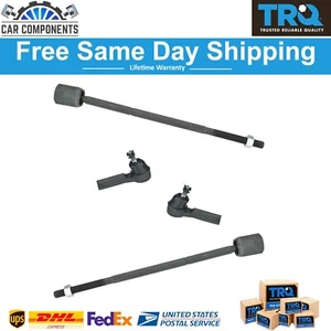 TRQ New Tie Rod End Inner Outer LH RH Side Set of 4 For 2004-2007 Ford Mercury - Foto 1 di 5