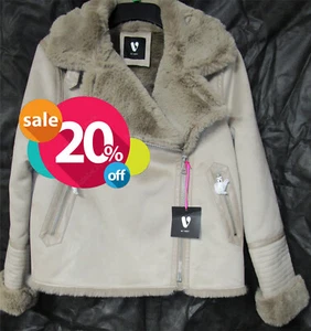 Stone Aviator Kunstfelljacke - Damen - Bild 1 von 11