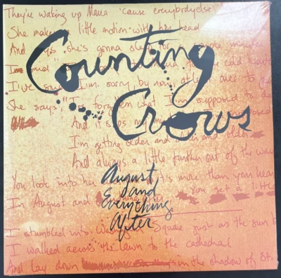 COUNTING CROWS AUGUST AND EVERYTHING AFTER VINYL 2LP 180G IMPORT SEALED MINT - Image 1 of 2