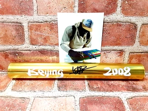 Usain Bolt Signed Autographed 2008 Beijing Olympics Baton W/COA & Proof Photo G1 - Picture 1 of 2