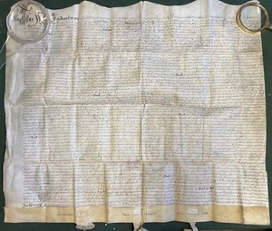 1636 PRESTON, Signed by Chris Banastre, William Sudell (Mayor),Roger Gillibrand - Picture 1 of 6