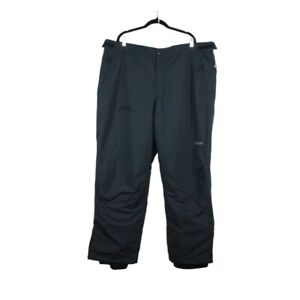 Cabela's Męskie Sheridan Czarne Nylon Primaloft Izolowane spodnie śniegowe Rozmiar 2XL
