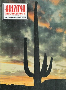 ARIZONA HIGHWAYS SEP 72 GHOST TOWNS OLD TUSCON SUPERSTITION MOUNTAINS PHOENIX - Picture 1 of 4