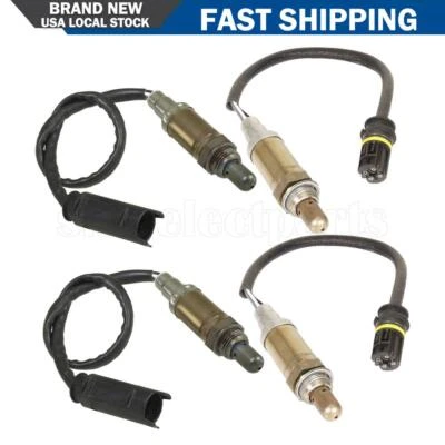 4Pcs Upstream + Downstream 02 O2 Oxygen Sensor For BMW 540i 740i 740iL 750iL M5 - Image 1 of 4