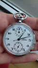 Halcon R5 CHRONOGRAPH 1250.260 POCKET WATCH Handaufzug Vintage NOS Schweizer Uhr
