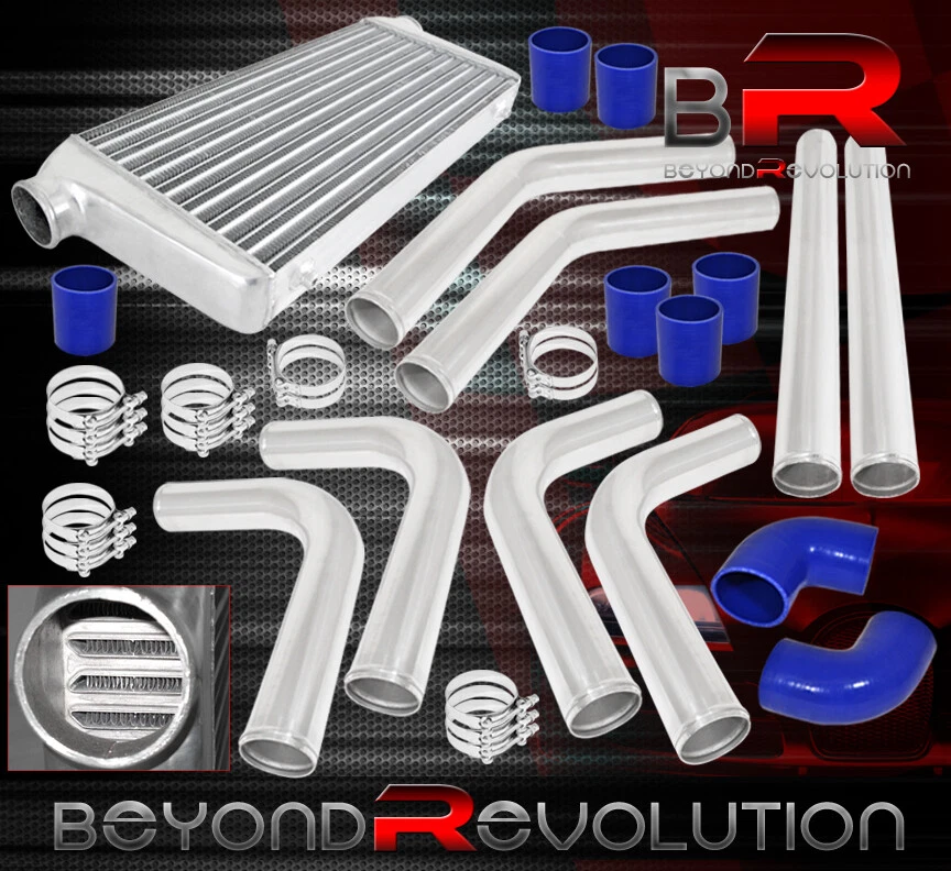 Kit de tubería de intercooler Fmic turbo cargador 3,0" perno en T abrazaderas acopladores unidad Foto 1 de 1