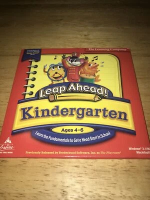 Leap Ahead Kindergarten 4-6 PC Slip Cover and Working Game Free Shipping  - Image 1 of 4
