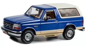 Ford Bronco - Edición Eddie Bauer - 1996 - azul / bronce - Greenlight 1:18 - Imagen 1 de 6
