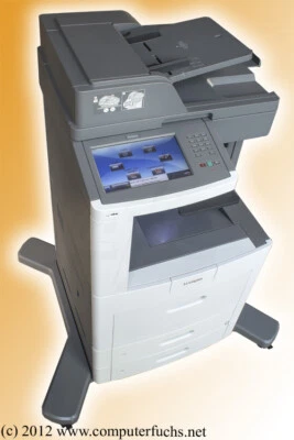 LEXMARK X658dtfe Multifunktionsdrucker A4 scannen kopieren faxen drucken - Bild 1 von 4