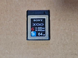 SONY 64GB R440 W400 XQD G Series Memory Card - Picture 1 of 1