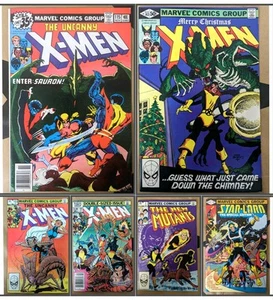  Uncanny X-Men 143 165 166 +New Mutants #1 Star-Lord #1 VFNM SET ! - Picture 1 of 10