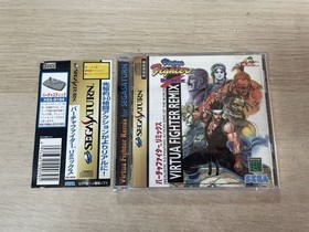 SS Sega Saturn Soft with obi Virtua Fighter Remix [Management 25450] [B]