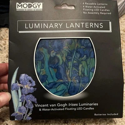 Linterna luminaria modgy Vincent VanGogh iris Foto 1 de 4