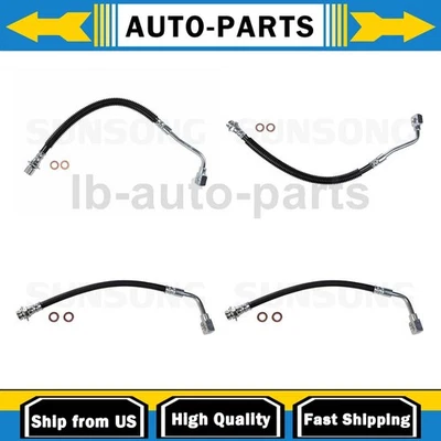 Передний задний тормозной шланг Sunsong 4 шт. для Saturn SC2 1,9 л 1993-1998 - Изображение 1 из 4