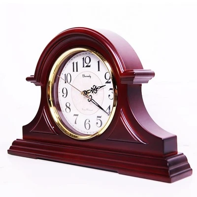 Mantel Clock – Quartz Movement，Battery Operated, Silent Mantle Clock（12-inch） - Image 1 of 4
