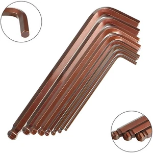 Practical L Shaped Hexagon Ball Head Screwdriver Set with Multiple Sizes - Picture 1 of 11