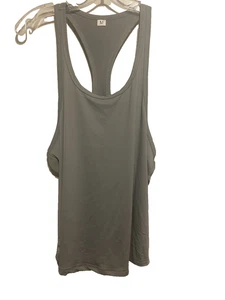 Unbranded Bodybuilding stringer Tank top Silkie Gray size Medium NWOT - Picture 1 of 3