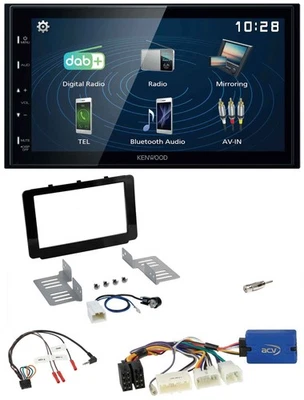 Kenwood 2DIN Bluetooth Lenkrad USB DAB Autoradio für Toyota Hilux 2016-2020 - Bild 1 von 4