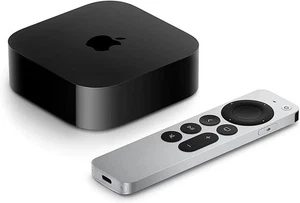 Apple TV 4K 3rd Gen. 64GB Media Streamer - Black, Wi-Fi MN873LL/A - Very Good - Picture 1 of 5