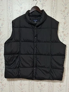 Lands End Herren Stepp Puffer Weste Gänsedaunen gefüllt schwarz Gr. XXL (50-52) - Bild 1 von 5