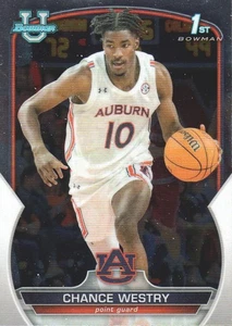 2022-23 Bowman Chrome University Basketball #86 Chance Westry - Picture 1 of 2