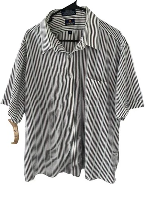 Puritan Special Edition Wrinkle Free Stripped Short Sleeve Button Down Shirt - Image 1 of 3