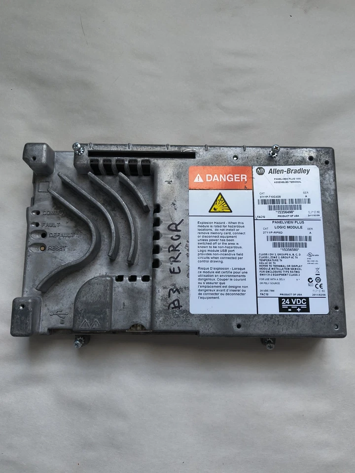 Módulo Lógico Allen-Bradley 2711P-RP8D Serie A Panelview Plus PIEZAS NO PROBADAS EE. UU. Foto 1 de 4