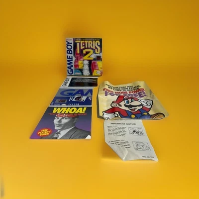 Tetris 2 (Nintendo Game Boy) VIDEO GAME NO MANUAL W Reg & Inserts - Image 1 of 4