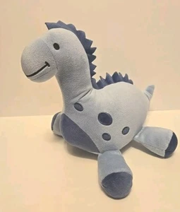 Lamb & Ivy Bedtime Originals Blue Dinosaur 11" Plush Rex Baby Soft Toy Stuffed - Picture 1 of 9
