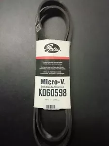 Serpentine Belt-Premium OE Micro-V Belt Gates K060598 - Foto 1 di 6