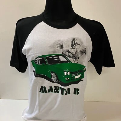 Opel Manta B T-Shirt schwarz/weiß verschiedene Farben S M L XL XXL