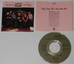 Little Feat - Long Time Till I Get Over You - U.S promo cd - Picture 1 of 1