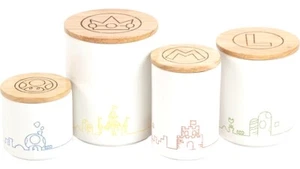 Nintendo Store NY Super Mario Ceramic Containers Set of 4 Home Collection - Picture 1 of 3