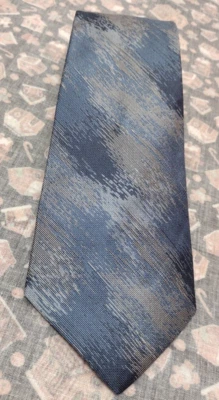 ENRICO GUCCINI Excellent Menswear Necktie Silk Tie Vintage ALL SILK Gray - Image 1 of 4