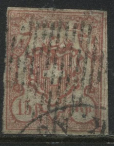 Switzerland  1852 15r vermilion imperf used - Picture 1 of 1