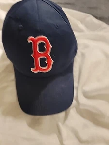 Boston rote Socken verstellbarer Riemen hinten Mütze MLB Einheitsgröße Erwachsene blau - Bild 1 von 8