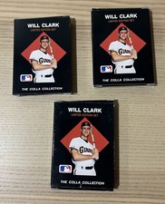 3x - WILL CLARK 1990 Limited Edition The COLLA COLLECTION 12 Card Photo Set Lot