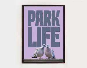 Blur, Park Life, Song lyric Poster, Music Print, Rock Art, - Picture 1 of 4