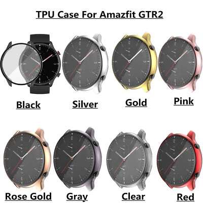 Screen Protector TPU Full Cover Case For Amazfit GTR 2 GTR 2e Protective Bumper - Image 1 of 4