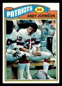 1977 Topps Andy Johnson #401 VG New England Patriots - Picture 1 of 2