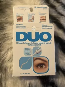 Duo Striplash Adhesive White Clear Dries Invisible 0.25 oz / 7g 2pk - Picture 1 of 2