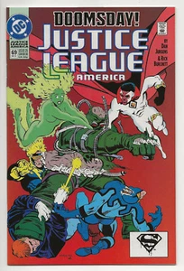 Justice League America #69 NM/NM+ (DC Comics 1992) Doomsday! - Picture 1 of 2
