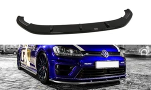 Difusor Frontal Difusor Diseño Maxton Brillo Abs Negro para VW Golf Mk7 R Prefacio - Imagen 1 de 6