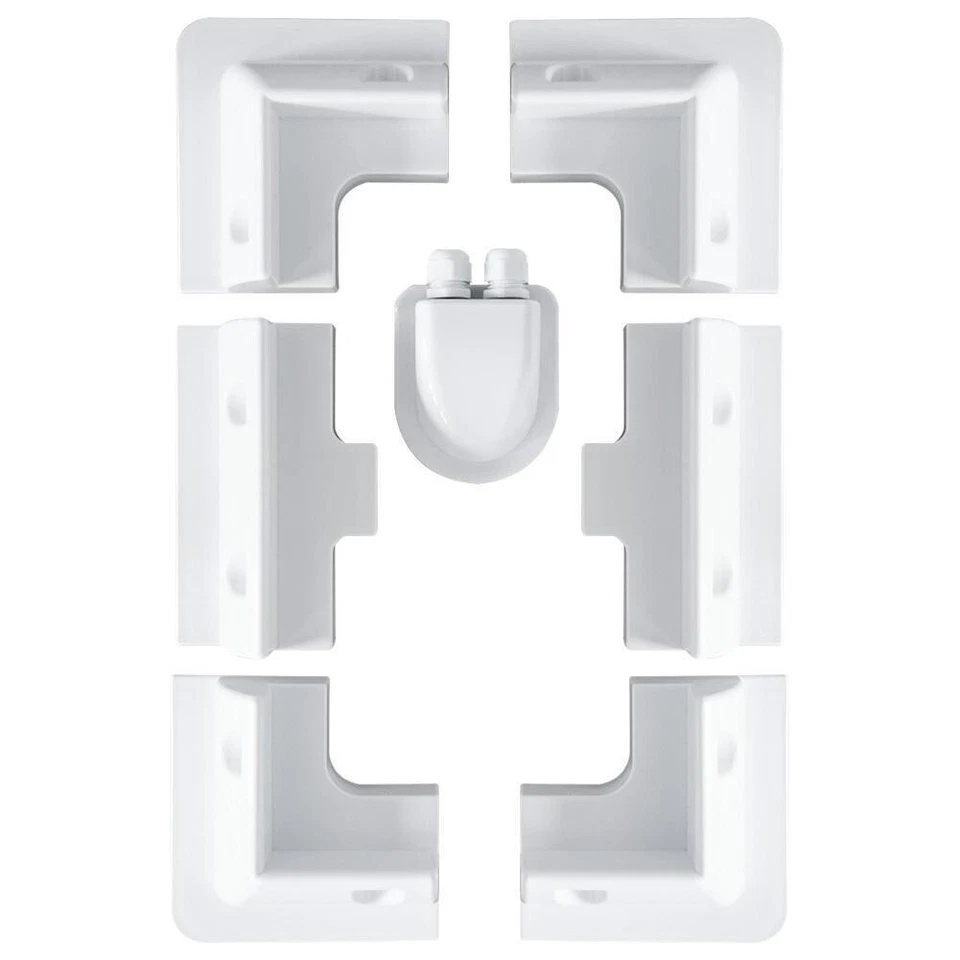 XPLORER SET MIT VIER KUNSTSTOFF ECKE SOLARPANEL BEFESTIGUNGSHALTERUNGEN